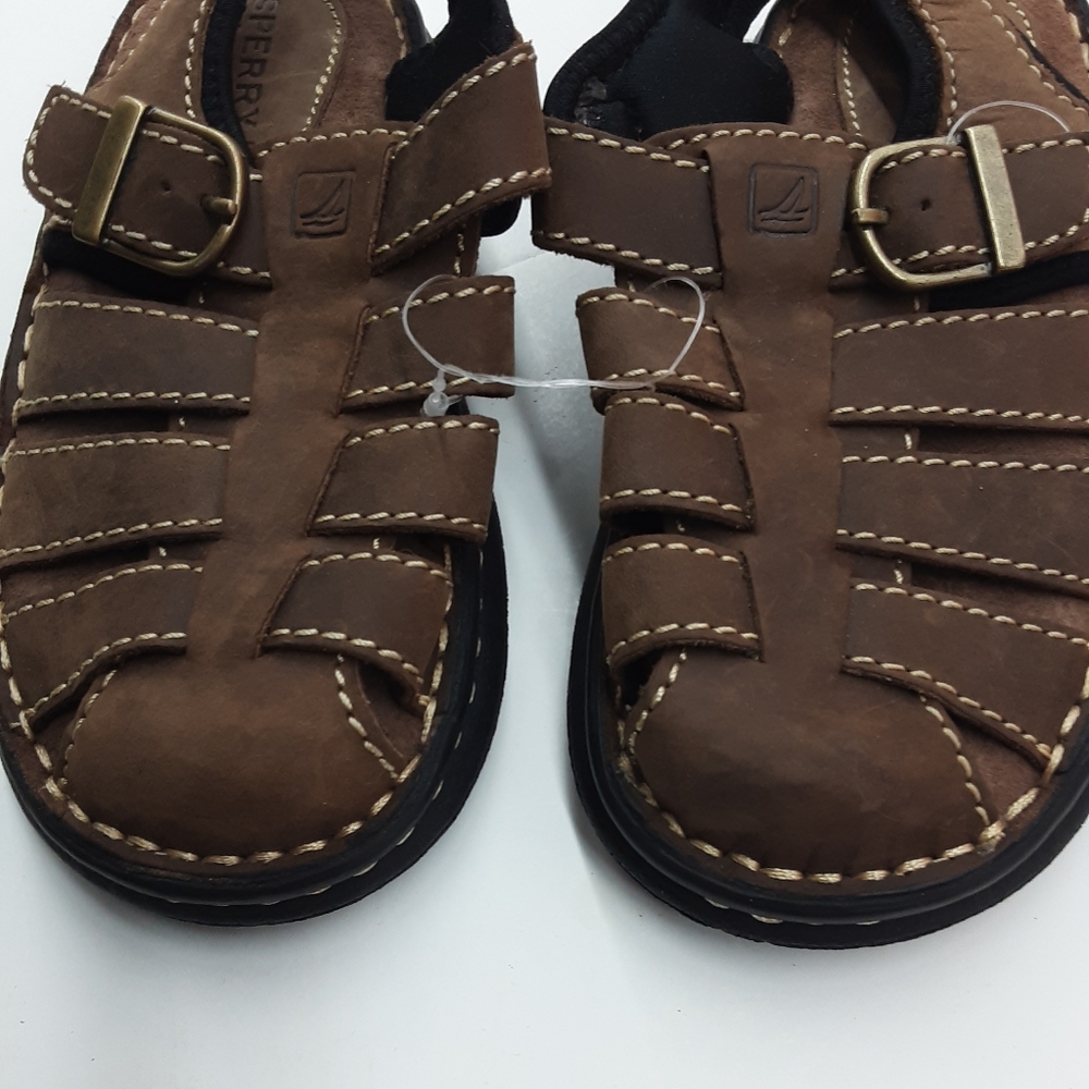 Sperry Evan Top Sider Boys Sandals Size 1 - Picture 3 of 6